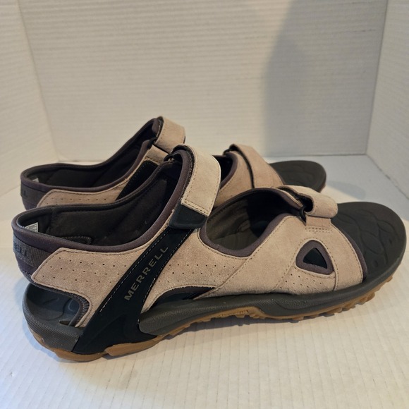 Merrell Men\'s Huntington Ankle-Strap Sport Convert Taupe Sandals Size 13 J034239 main image 5